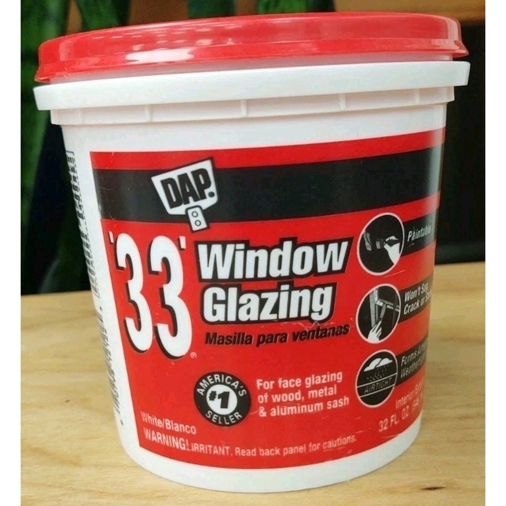 Dap Window‎ Glazing 32oz. New In Tub
